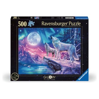 Ravensburger Starline Puzzle Wolf im Nordlicht 500 Teile