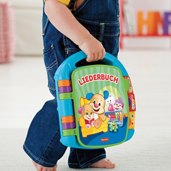 Fisher-Price Lernspielzeug Lernspaß Liederbuch mit Musik