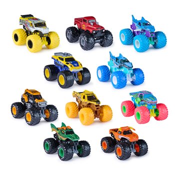 Monster Jam - Monster Trucks Véhicule 1/64 - Modèle Aléatoire