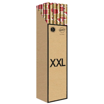 Papier Cadeau Noël XXL 5 m - Modèle Aléatoire