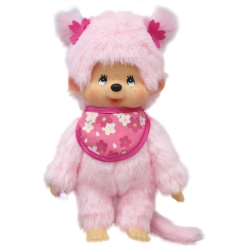 Monchhichi - Peluche Pinky Sakura Rose 20 cm