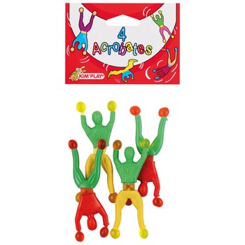 Kim'Play - Lot 4 Hommes Acrobates Gluants - Modèle Aléatoire