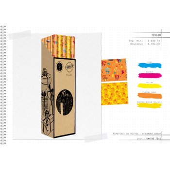 Papier Cadeau Anniversaire 100 x 70 cm - Modèle Aléatoire