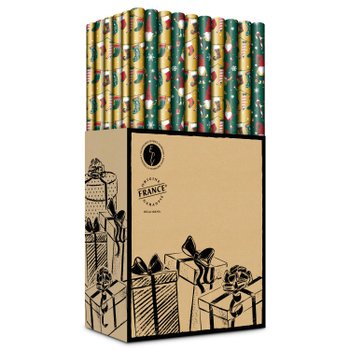 Papier Cadeau Noël 200 cm - Modèle Aléatoire