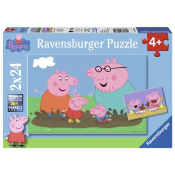 Peppa Pig - Coffret Puzzles La Vie de Famille 2x24 Pièces