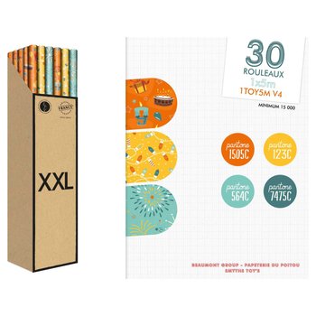 Papier Cadeau XXL - Modèle Aléatoire