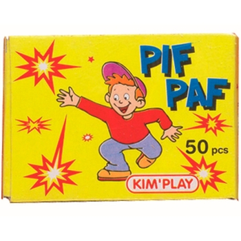 Kim'Play  - Boîte 50 Pétards Pif Paf