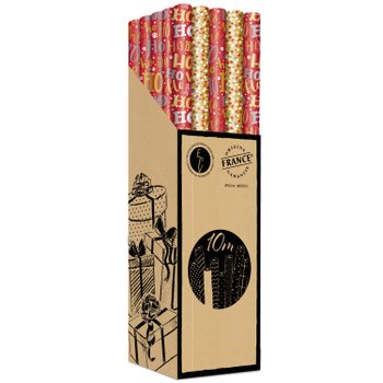 Rouleau de Papier Cadeau Noël 10 m - Modèle Aléatoire
