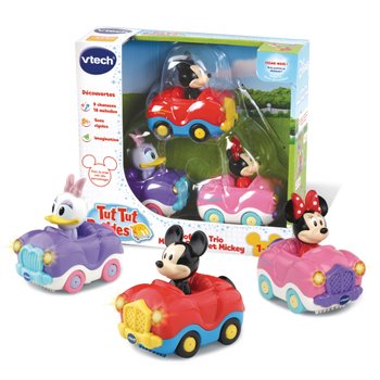 VTech - Tut Tut Bolides Coffret Trio Minnie Daisy et Mickey