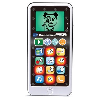 VTech - Mon Téléphone Émoti'fun - Blanc
