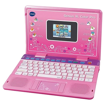 VTech - Ordinateur Genius XL Color Pro Bilingue - Rose