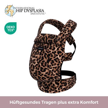 Momcozy Babytrage Baumwolle Leopard