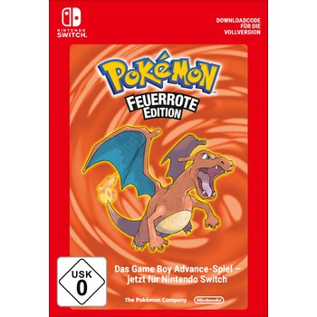 Nintendo Switch Pokémon Feuerrote Edition (Download-Code für die Vollversion)