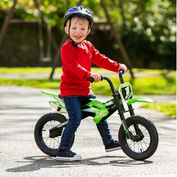 Draisienne Moto Cross 12 Pouces - Vert