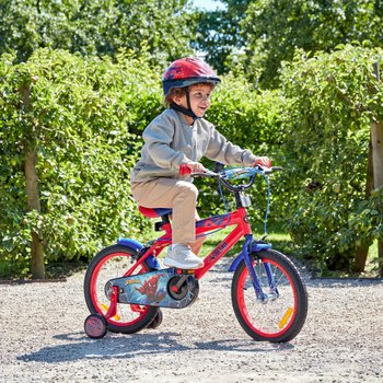 Marvel - Vélo Spider-Man 16 Pouces Rouge et Bleu