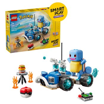 LEGO Pokémon 72156 SMART Play L'Aventure de Carapuce avec le Buggy du Dresseur