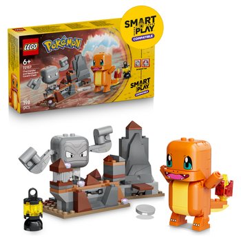 LEGO Pokémon 72157 SMART Play Salamèche et Racaillou Le Combat dans la Grotte