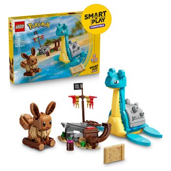LEGO Pokémon 72162 SMART Play Chasse au Trésor d'Évoli et Lokhlass