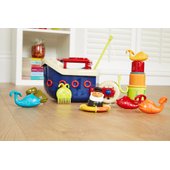 fish and splish boat bath toy