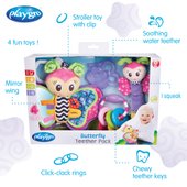 playgro butterfly teether pack