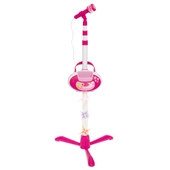 Pink Microphone & Stand - Toy Musical UK