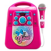 JoJo Siwa Light Up Karaoke Machine with Microphone - Jo Jo Siwa ...