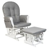 glider chair with footstool