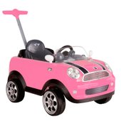 mini cooper push car with handle