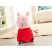 peppa pig 20in talking plush red dress