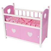 toy wooden cot