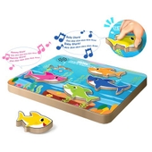 baby shark wooden sound puzzle walmart
