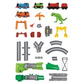 thomas and friends trackmaster deluxe dino escape set