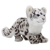 large snow leopard soft toy