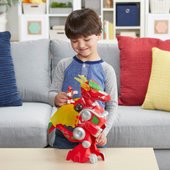 playskool heroes power rangers red ranger and dragon thunderzord
