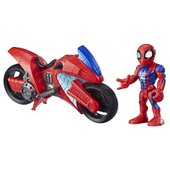 spiderman motorbike toy