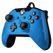 blue camo wired xbox one controller