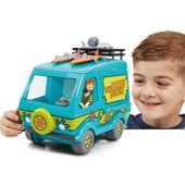 scooby doo mystery machine and 6 figures