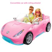 barbie beach fun playset with dolls pool and car