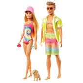 barbie beach fun playset with dolls pool and car