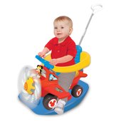 4 in 1 mickey plane activity ride on