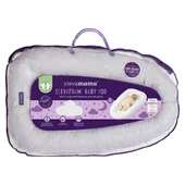 ClevaMama ClevaFoam Baby Pod - White/Grey ClevaMama ClevaFoam Baby Pod - White/Grey