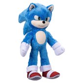 Sonic The Hedgehog 2 Movie 33cm Sonic Basic Plush | Smyths Toys UK