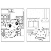 Gabby's Dollhouse Jumbo Colouring Book | Smyths Toys UK