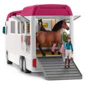 Schleich Horse Club Transporter Set with 3 Horses & 3 Figures | Smyths ...