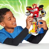 Figurine Géante Avec Accessoires Power Rangers, Figurine Géante Articulée, Avec Accessoires Et Fonctions Electroniques 30 Cm Modele Megazord Pour Les Enfants Des 4 Ans Pwg01 Megazord 30 Cm Articulé