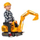 Mikrobagger mit Spielzeughelm und Soundeffekten