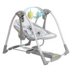 Ingenuity Babyschaukel Hoots and Hugs, grau