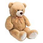 Brauner Bär mit Schleife, ca. 100 cm