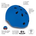 GLOBBER EVO Helm mit LED, blau