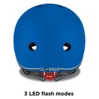GLOBBER EVO Helm mit LED, blau